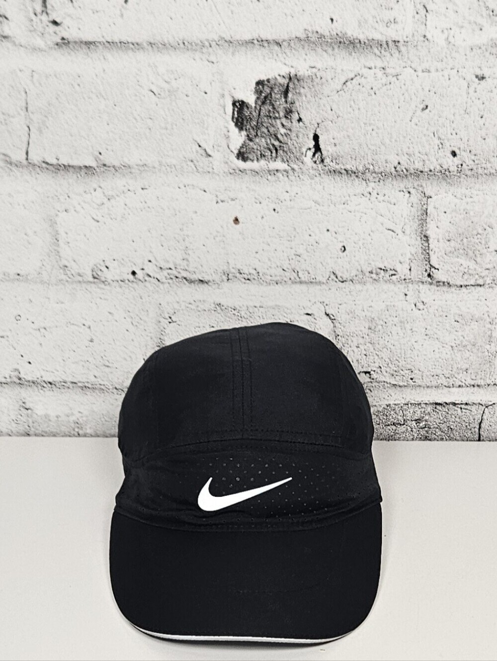 Nike Dri Fit ADV Fly Cap Black Lightweight Running Hat M L